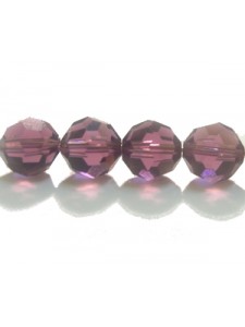 Swar Round Bead 8mm Amethyst