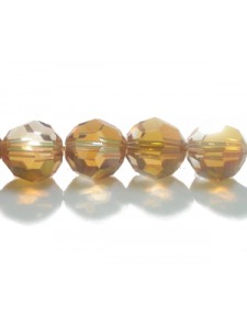 Swar Round Bead 8mm Copper