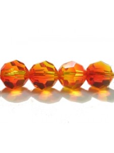 Swar Round Bead 8mm Fireopal