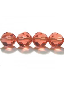 Swar Round Bead 8mm Padparadscha