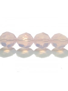 Swar Round Bead 8mm Rose Water Opal