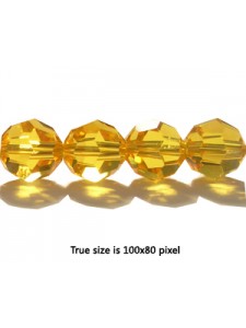 Swar Round Bead 8mm Sunflower