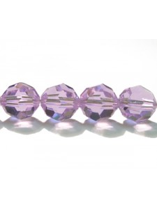 Swar Round Bead 8mm Violet