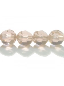 Swar Round Bead 8mm Vintage Rose