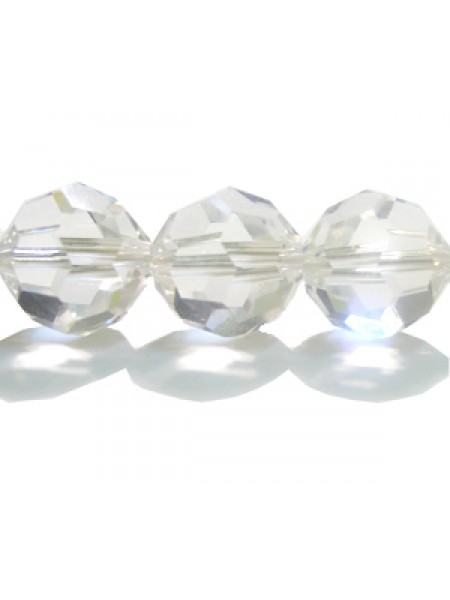 Swar Round Bead 10mm Clear