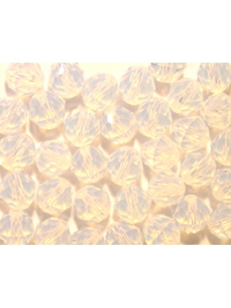 Swar Round Bead 6mm Whiteopal
