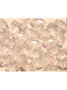 Swar Oval Bead 6x4mm Clear