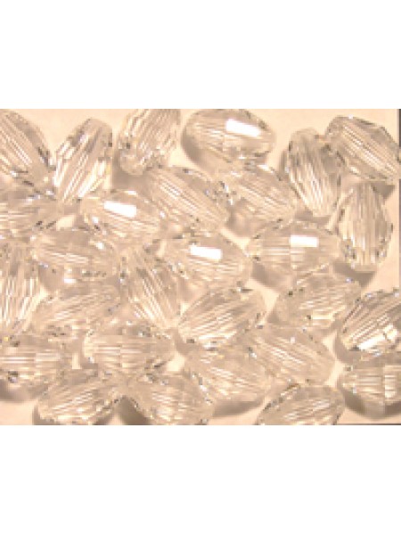 Swar Oval Bead 6x4mm Clear