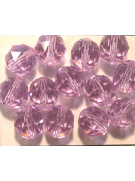 Swar Round Bead 8mm Violet