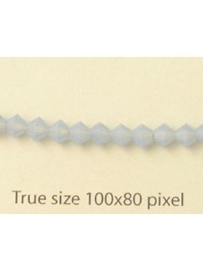 Swar Bi-cone Bead 4mm Air Blue Opal