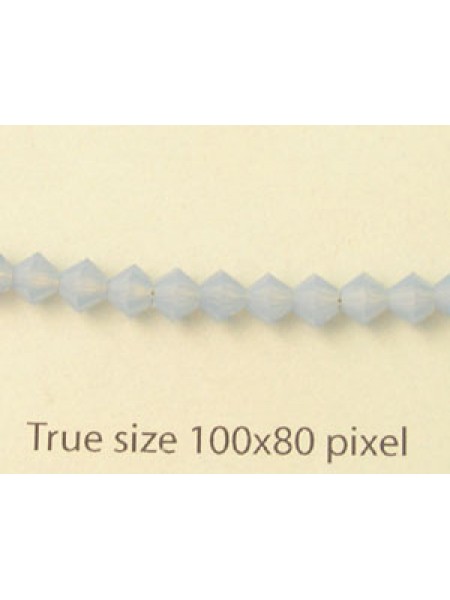 Swar Bi-cone Bead 4mm Air Blue Opal