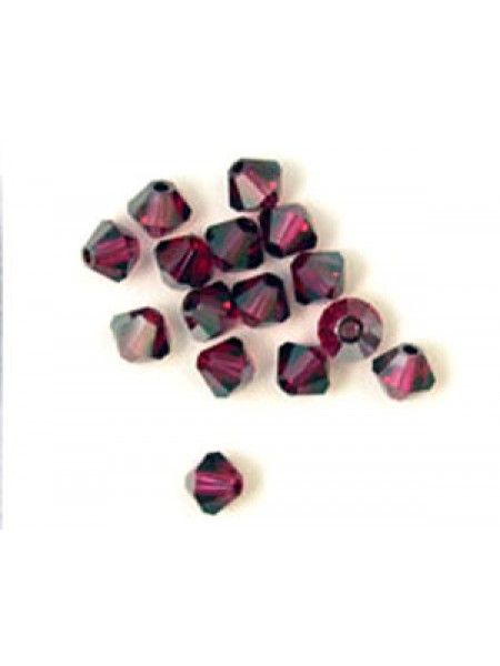 Swar Bi-cone Bead 4mm Rose Satin