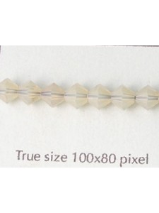 Swar Bi-cone Bead 5mm Sand Opal
