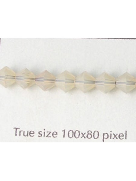 Swar Bi-cone Bead 5mm Sand Opal