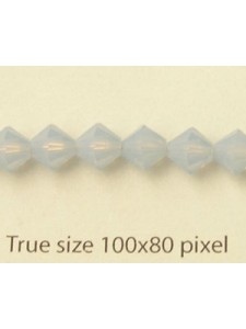 Swar Bi-cone Bead 6mm Air Blue Opal