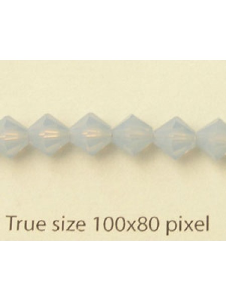 Swar Bi-cone Bead 6mm Air Blue Opal