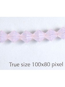 Swar Bi-cone Bead 6mm Rose Water Opal