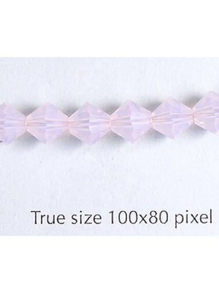 Swar Bi-cone Bead 6mm Rose Water Opal