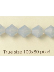 Swar Bi-cone Bead 8mm Air Blue Opal