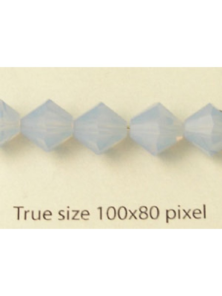 Swar Bi-cone Bead 8mm Air Blue Opal