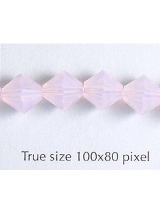 Swar Bi-cone Bead 8mm Rose Water Opal