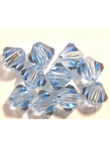 Swar Bi-cone Bead 5mm Aquamarine