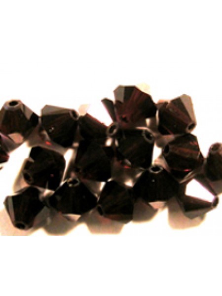 Swar Bi-cone Bead 5mm Garnet