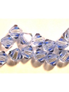 Swar Bi-cone Bead 8mm Light Sapphire