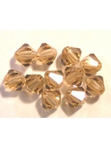 Swar Bi-cone Bead 8mm Lt Colorado Topaz