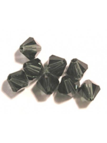 Swar Bi-cone Bead 3mm Morion