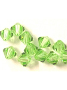 Swar Bi-cone Bead 5mm Peridot