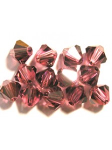 Swar Bi-cone Bead 5mm Rose Satin