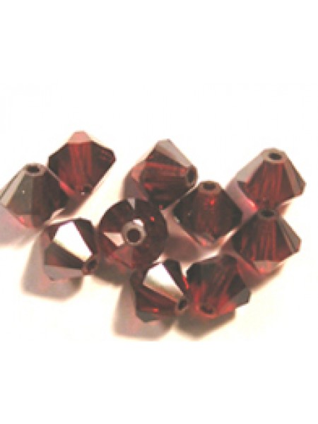 Swar Bi-cone Bead 5mm Siam Satin