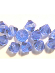 Swar Bi-cone Bead 8mm Sapphire