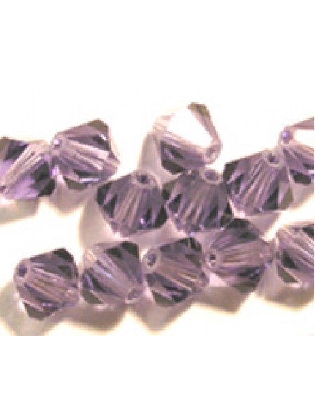 Swar Bi-cone Bead 3mm Tanzanite