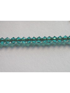 Swar Bicone Bead 3mm Blue Zircon