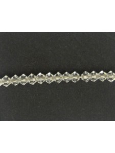 Swar Bi-cone Bead 3mm Clear