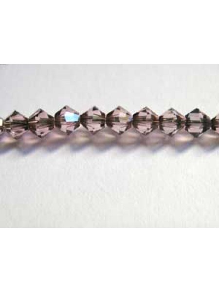 Swar Bi-cone Bead 4mm Antique Pink