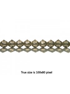 Swar Bi-cone Bead 4mm Black Diamond