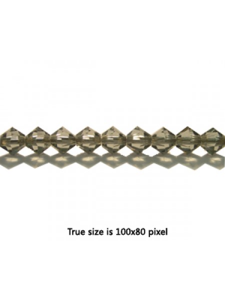 Swar Bi-cone Bead 4mm Black Diamond