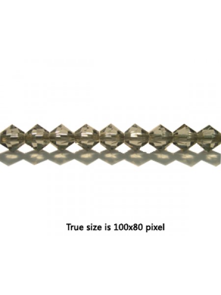 Swar Bi-cone Bead 4mm Black Diamond