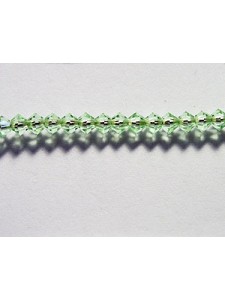 Swar Bi-cone Bead4mm Chrysolite -Green