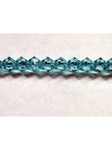 Swar Bicone Bead 4mm Light Turquoise