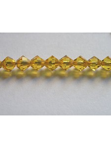 Swar Bicone Bead 4mm Sunflower