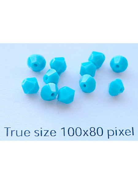 Swar Bi-cone Bead 4mm Turquoise