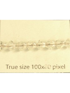 Swar Bi-cone Bead 5mm Clear