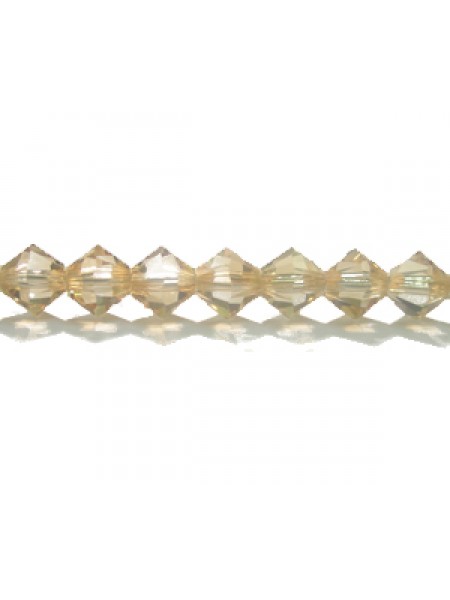 Swar Bi-Cone Bead 5mm Golden Shadow