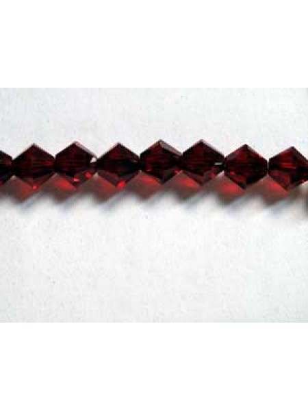 Swar Bicone Bead 5mm  Siam