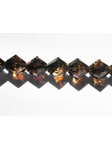 Swar Bi-cone Bead 6mm Topaz Blend