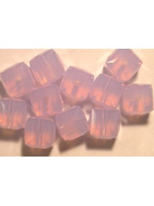 Swar Cube Bead 4mm Violet Opal